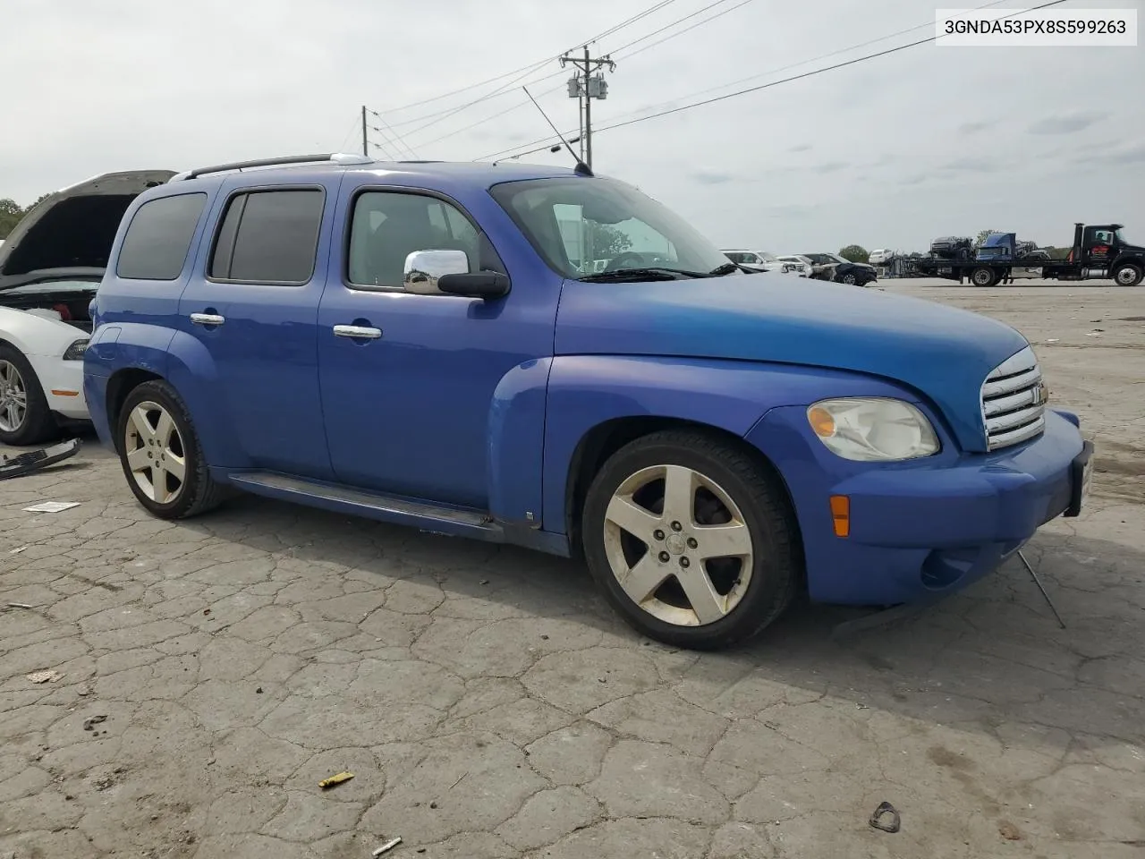 2008 Chevrolet Hhr Lt VIN: 3GNDA53PX8S599263 Lot: 70710333