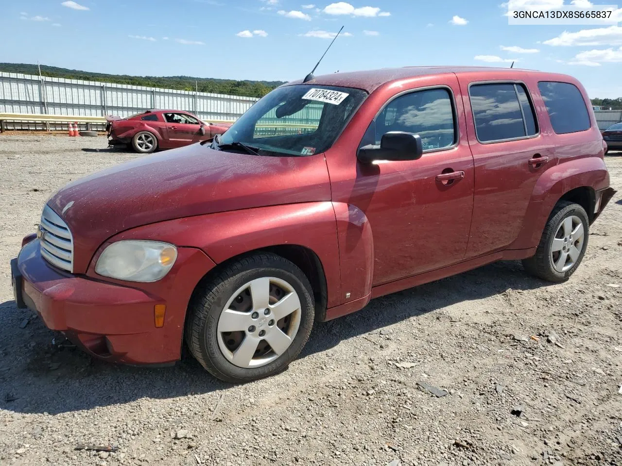 2008 Chevrolet Hhr Ls VIN: 3GNCA13DX8S665837 Lot: 70784324