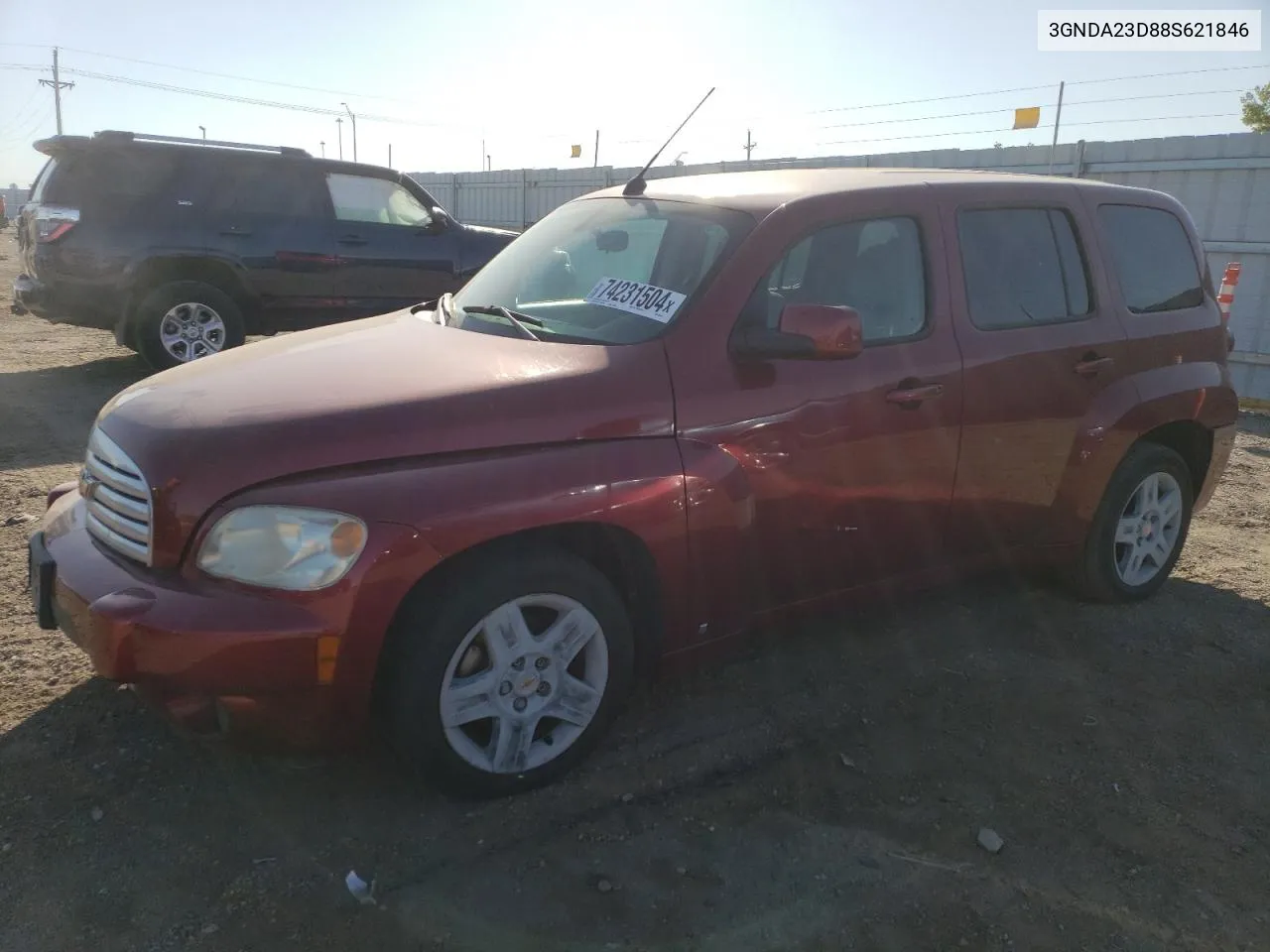 3GNDA23D88S621846 2008 Chevrolet Hhr Lt