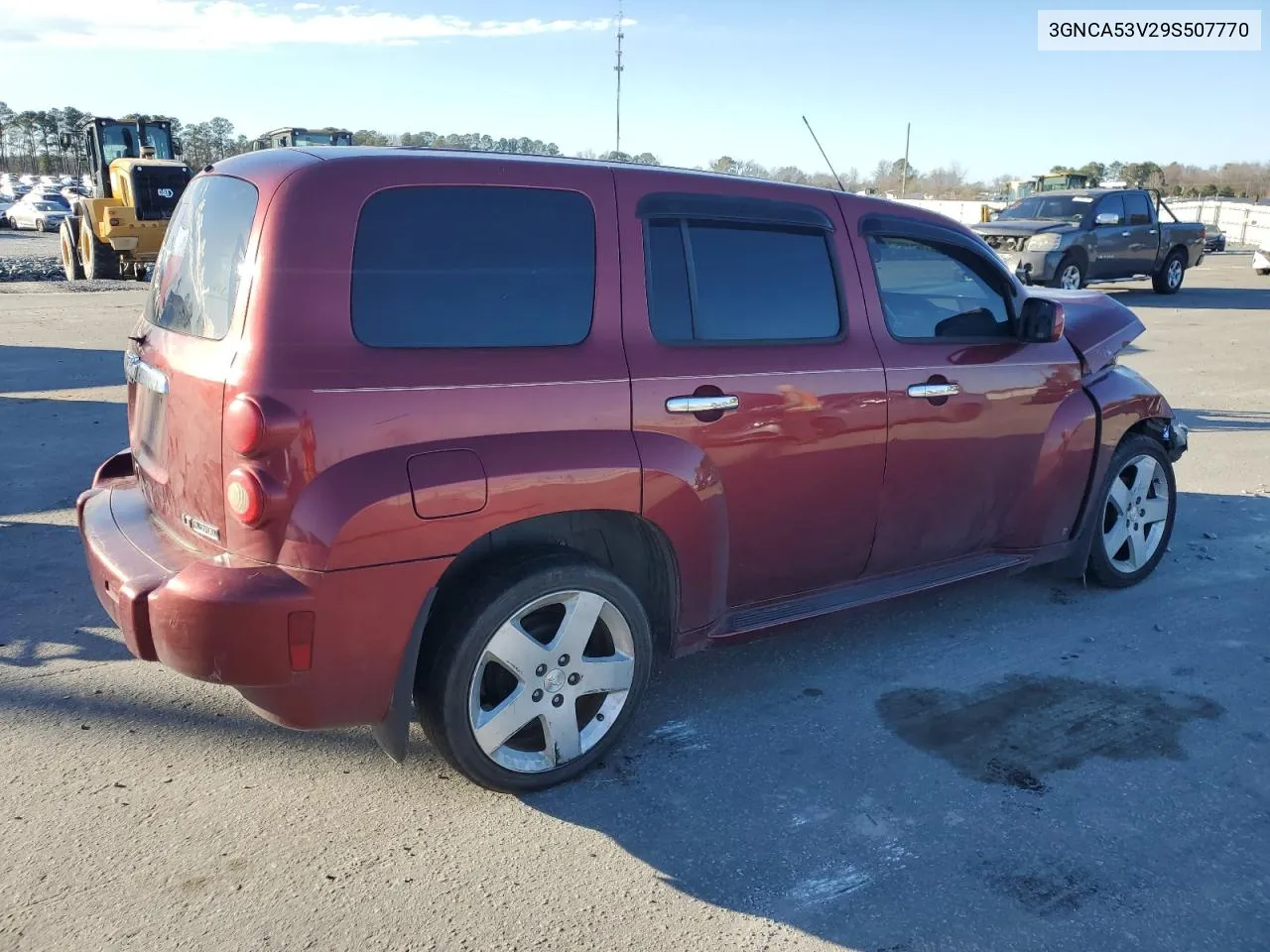 2009 Chevrolet Hhr Lt VIN: 3GNCA53V29S507770 Lot: 43623254