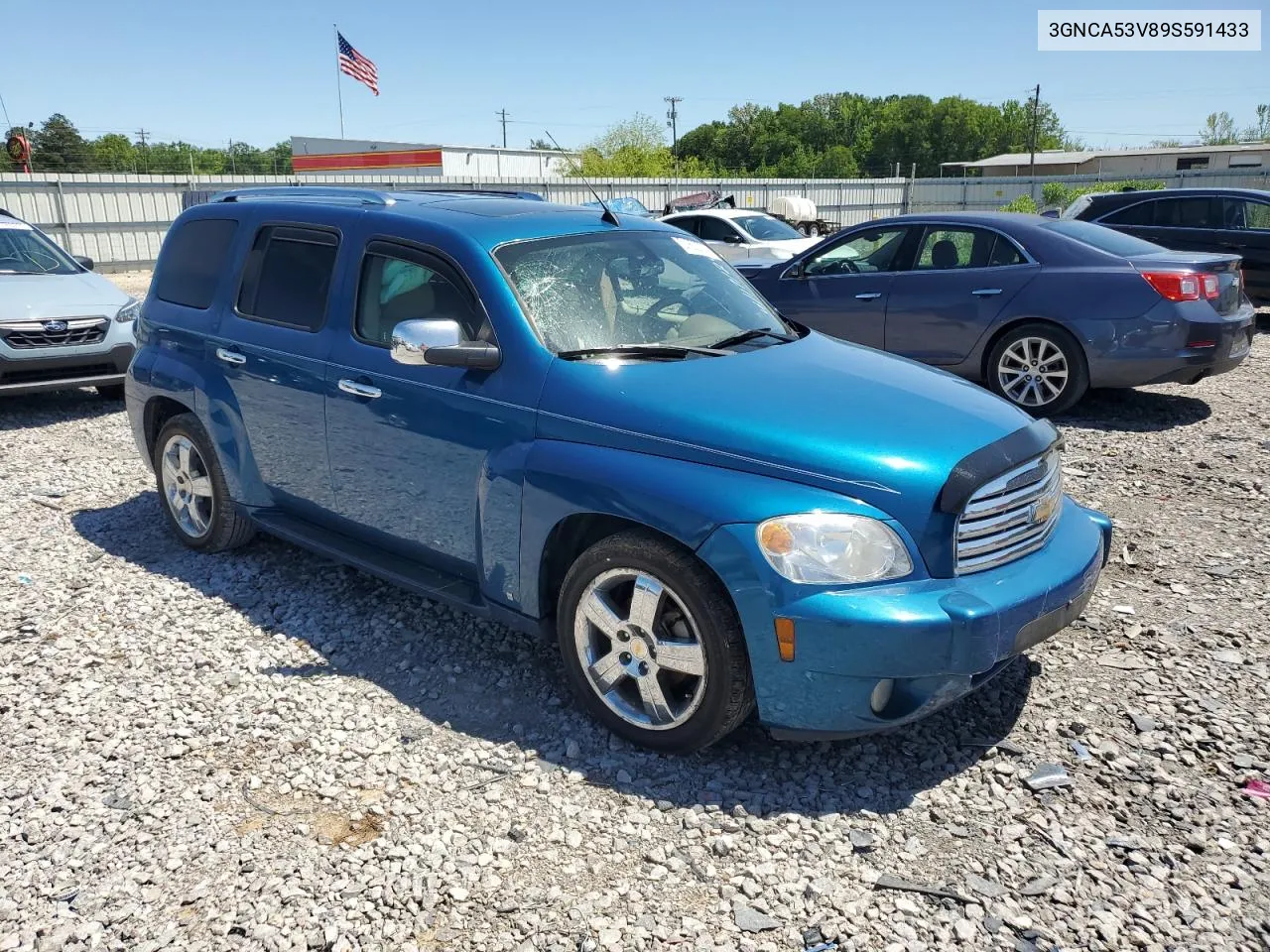 2009 Chevrolet Hhr Lt VIN: 3GNCA53V89S591433 Lot: 51852734