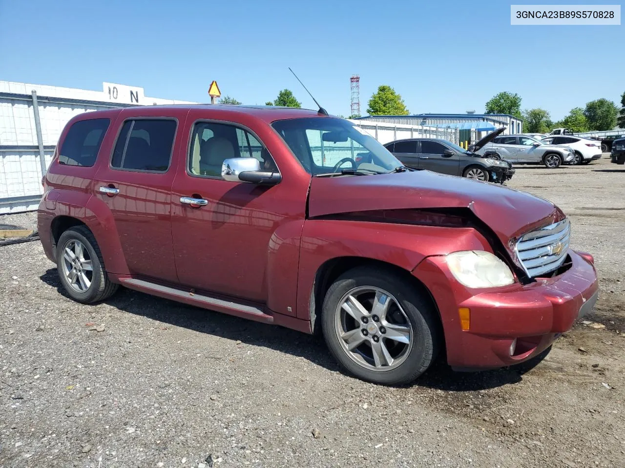 2009 Chevrolet Hhr Lt VIN: 3GNCA23B89S570828 Lot: 54922674