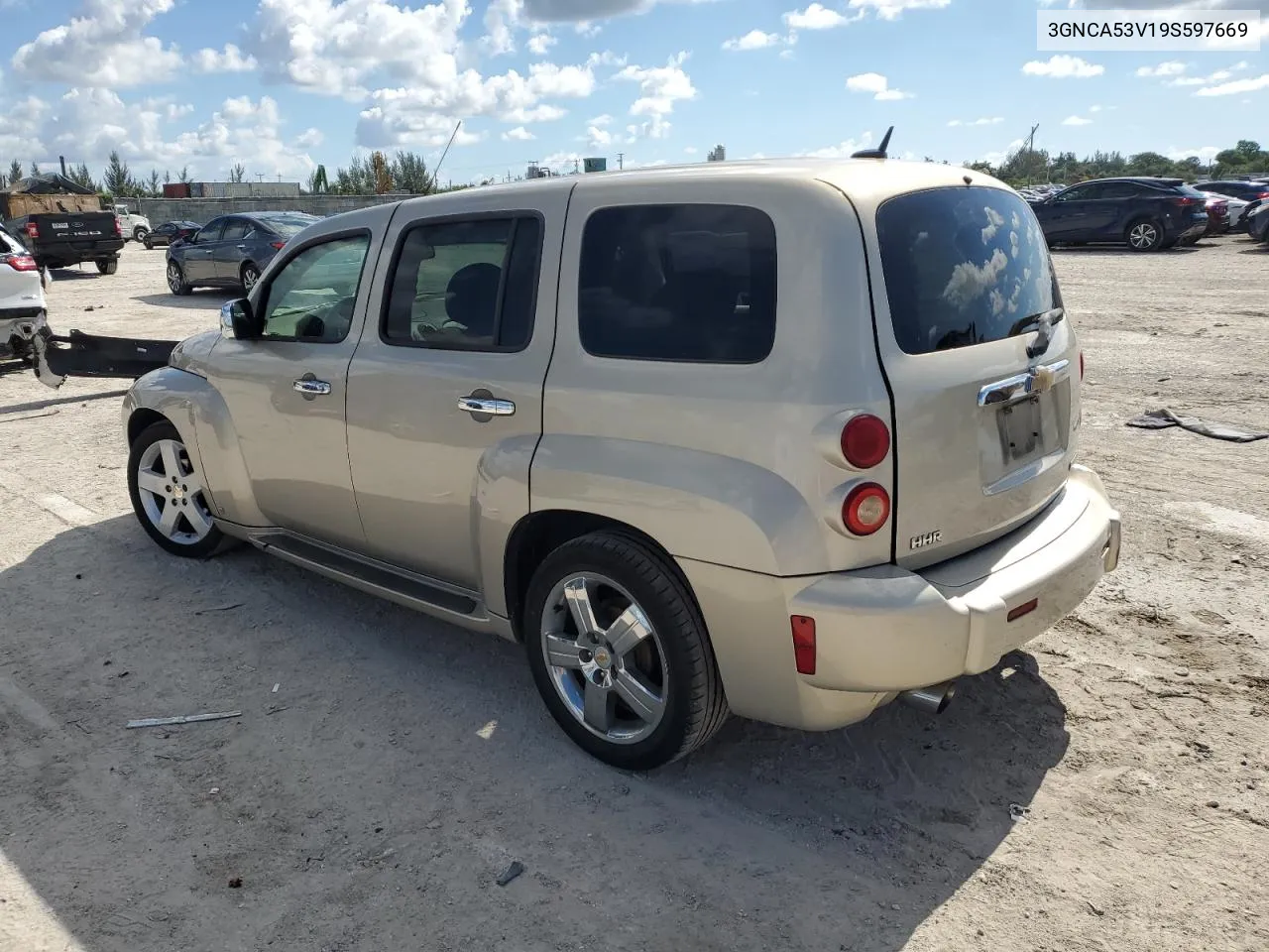 2009 Chevrolet Hhr Lt VIN: 3GNCA53V19S597669 Lot: 55858244