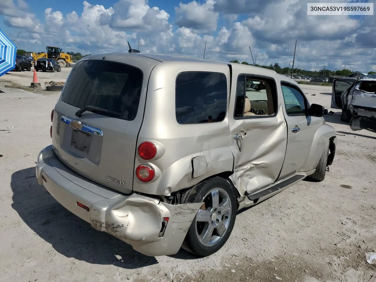 2009 Chevrolet Hhr Lt VIN: 3GNCA53V19S597669 Lot: 55858244