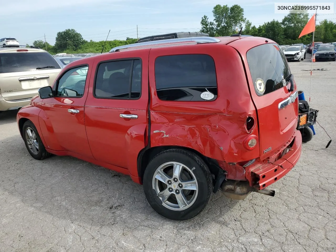 2009 Chevrolet Hhr Lt VIN: 3GNCA23B99S571843 Lot: 56380424