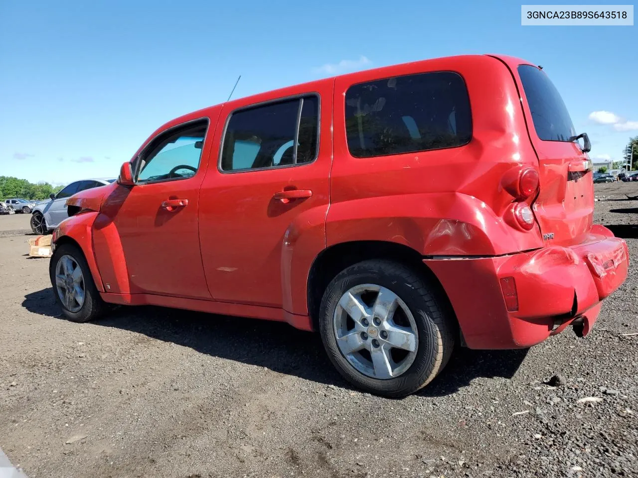 2009 Chevrolet Hhr Lt VIN: 3GNCA23B89S643518 Lot: 56458054