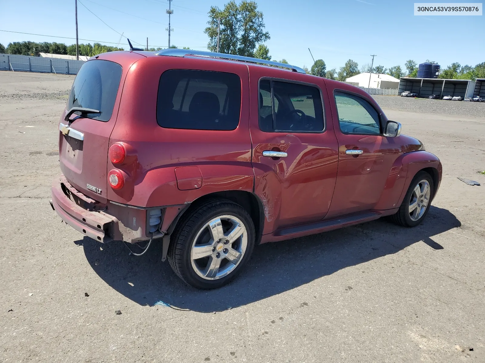 2009 Chevrolet Hhr Lt VIN: 3GNCA53V39S570876 Lot: 57854814