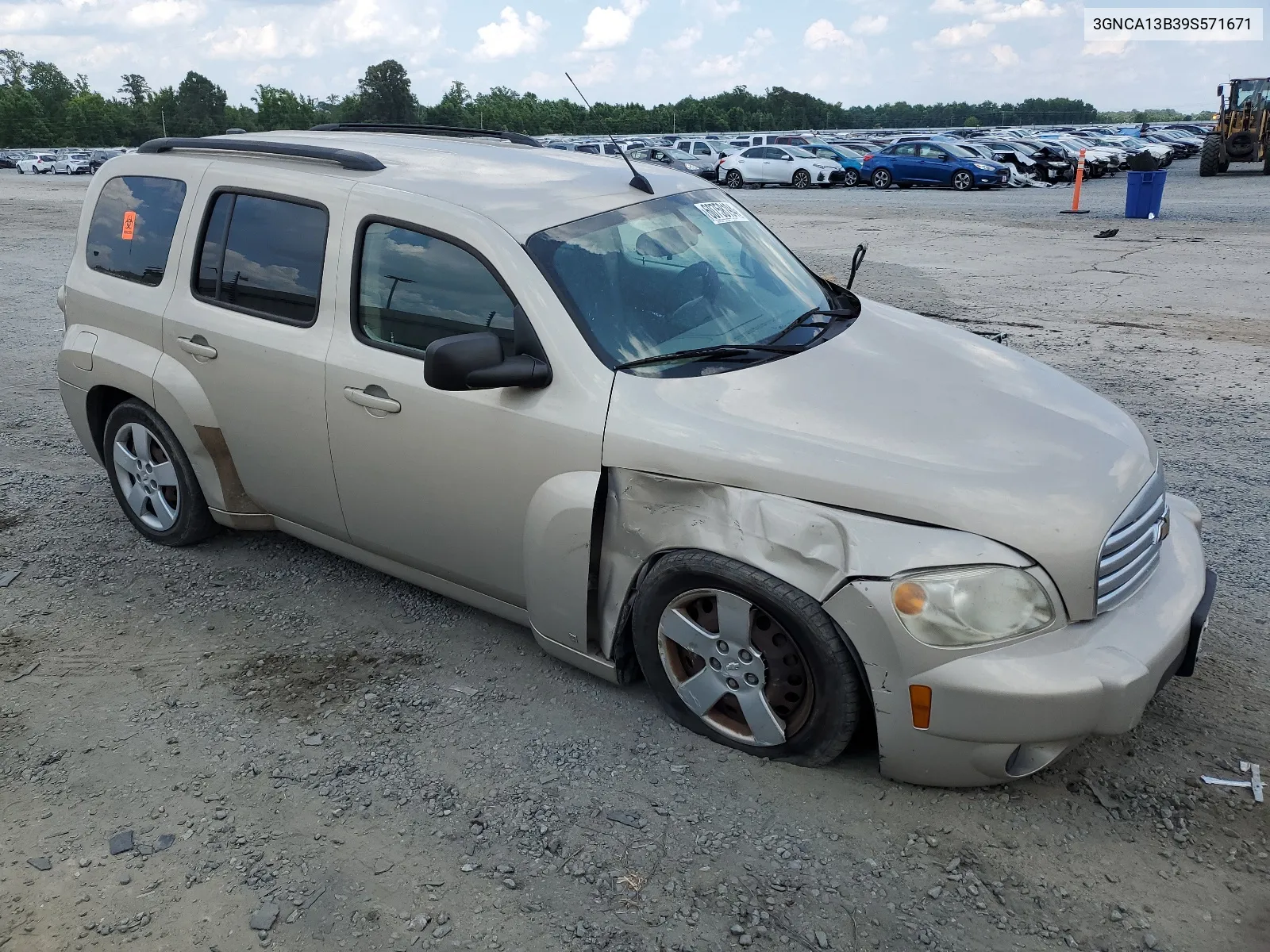 2009 Chevrolet Hhr Ls VIN: 3GNCA13B39S571671 Lot: 60758194