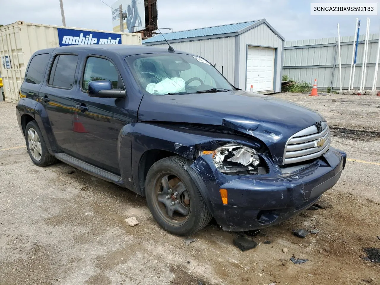 2009 Chevrolet Hhr Lt VIN: 3GNCA23BX9S592183 Lot: 60840103