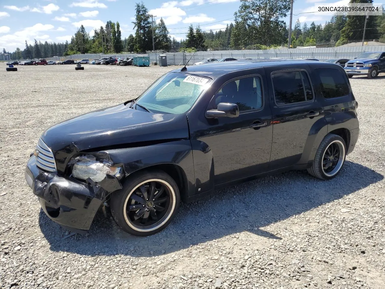 2009 Chevrolet Hhr Lt VIN: 3GNCA23B39S647024 Lot: 61167034