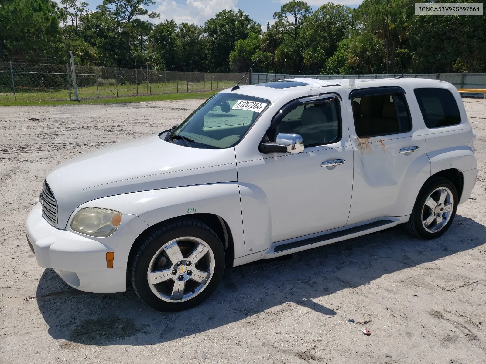 2009 Chevrolet Hhr Lt VIN: 3GNCA53V99S597564 Lot: 61287284