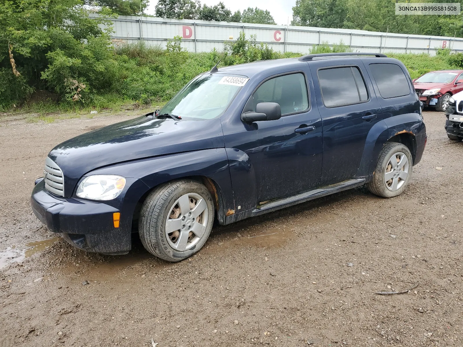 2009 Chevrolet Hhr Ls VIN: 3GNCA13B99S581508 Lot: 64358694