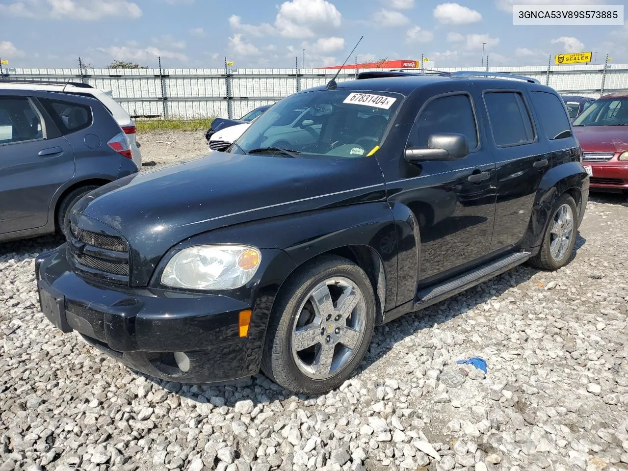 2009 Chevrolet Hhr Lt VIN: 3GNCA53V89S573885 Lot: 67831404