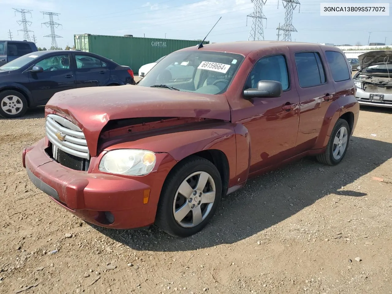 2009 Chevrolet Hhr Ls VIN: 3GNCA13B09S577072 Lot: 69159664