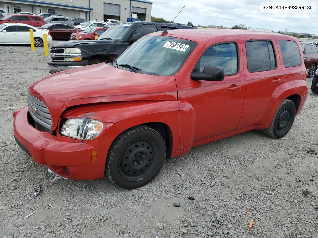 2009 Chevrolet Hhr Ls VIN: 3GNCA13B39S599180 Lot: 71591944