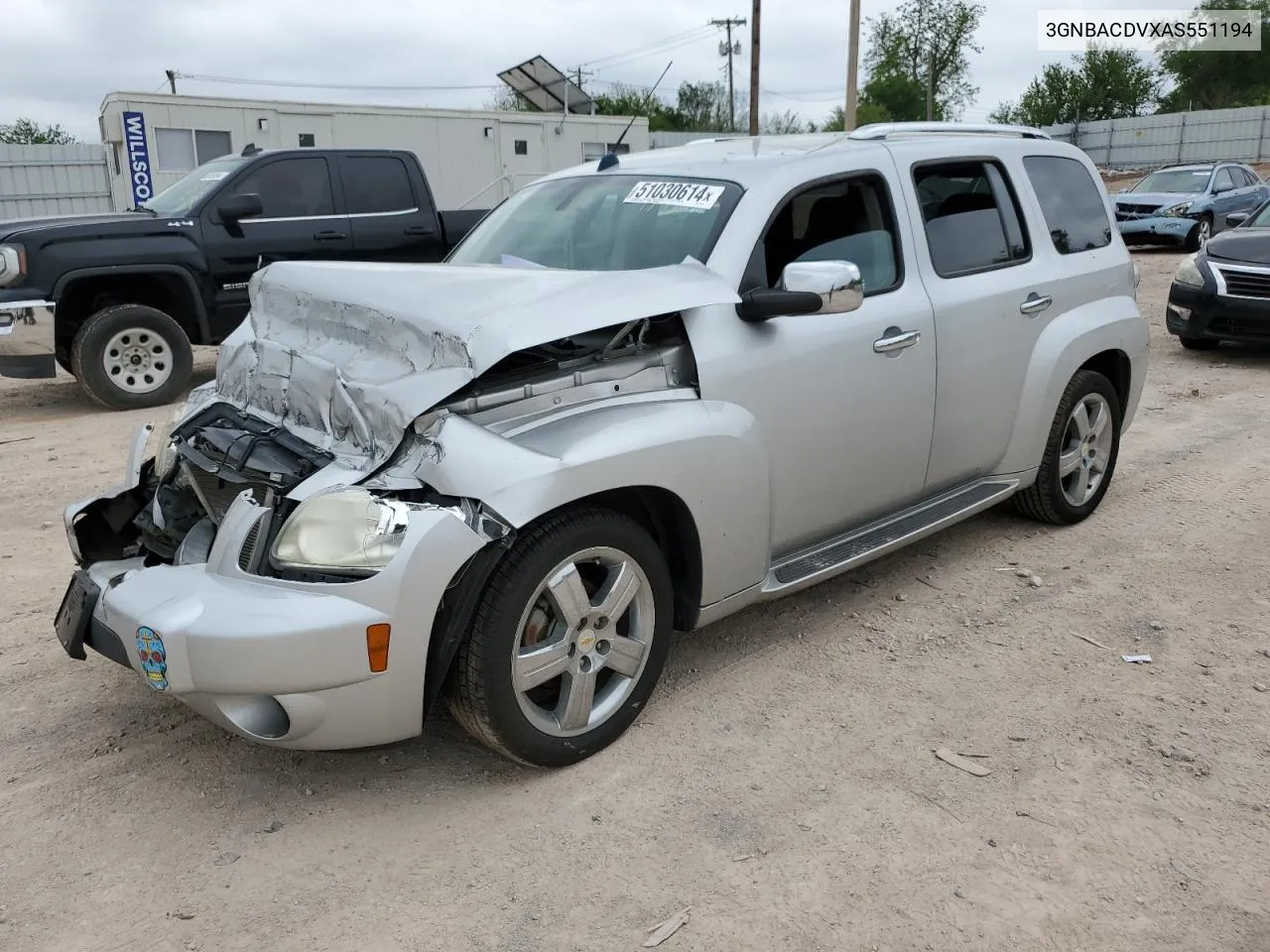 2010 Chevrolet Hhr Lt VIN: 3GNBACDVXAS551194 Lot: 51030614