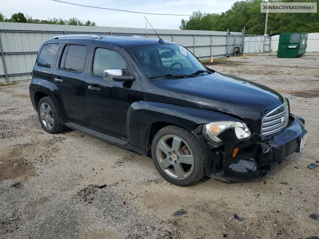 2010 Chevrolet Hhr Lt VIN: 3GNBACDV8AS598661 Lot: 51284944