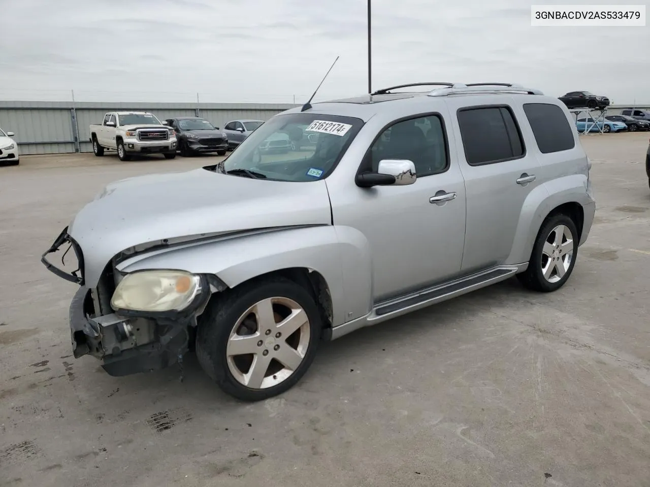 2010 Chevrolet Hhr Lt VIN: 3GNBACDV2AS533479 Lot: 51612174