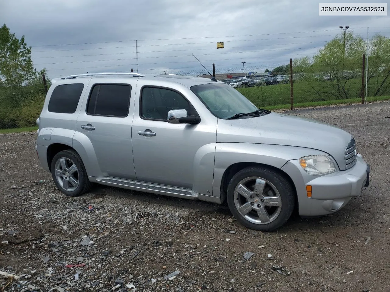 3GNBACDV7AS532523 2010 Chevrolet Hhr Lt