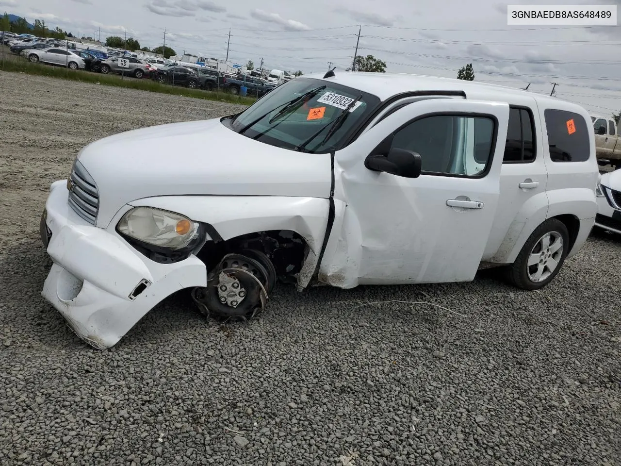 2010 Chevrolet Hhr Ls VIN: 3GNBAEDB8AS648489 Lot: 53109324