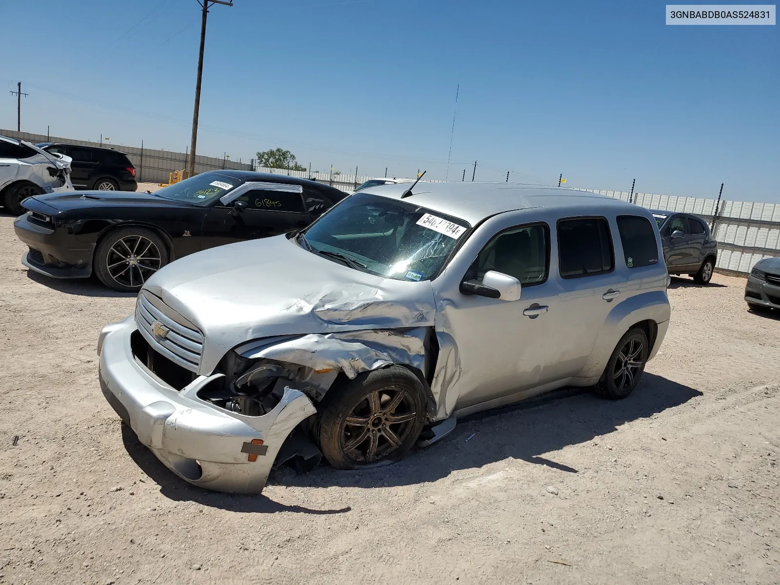 2010 Chevrolet Hhr Lt VIN: 3GNBABDB0AS524831 Lot: 54627394