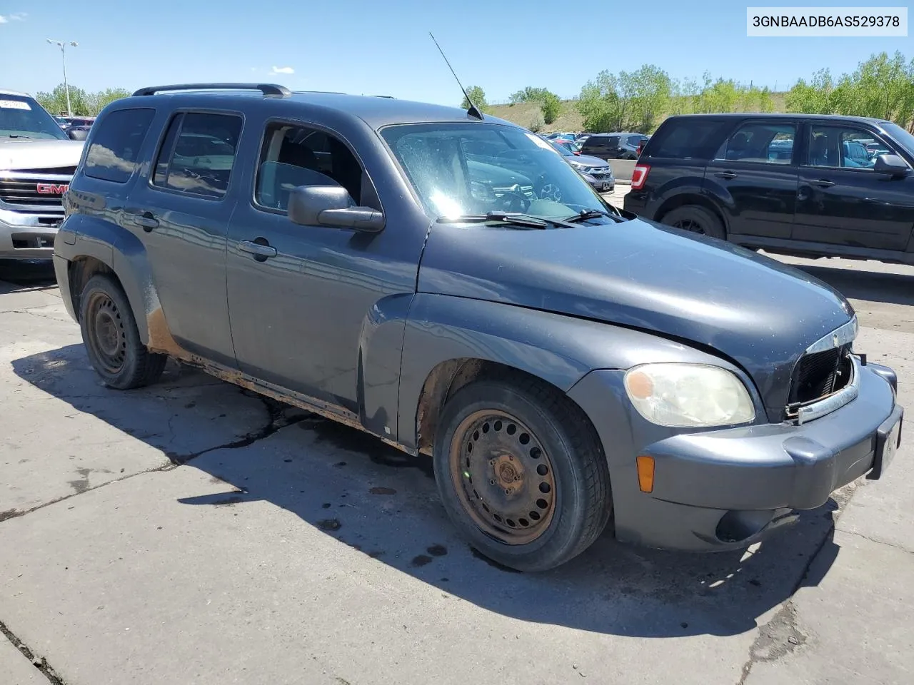 2010 Chevrolet Hhr Ls VIN: 3GNBAADB6AS529378 Lot: 55414424