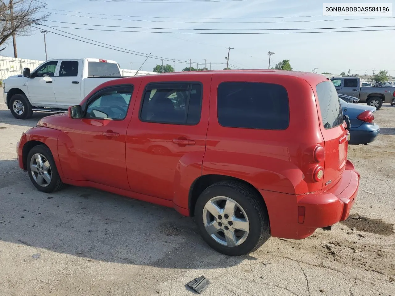 2010 Chevrolet Hhr Lt VIN: 3GNBABDB0AS584186 Lot: 57239054