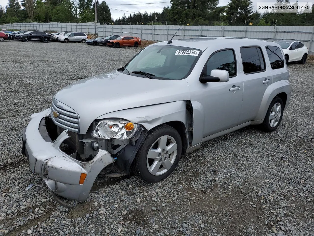 2010 Chevrolet Hhr Lt VIN: 3GNBABDB8AS641475 Lot: 57335354