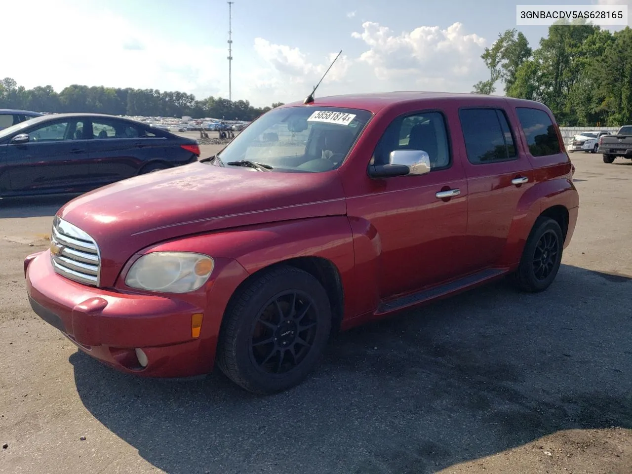 2010 Chevrolet Hhr Lt VIN: 3GNBACDV5AS628165 Lot: 58581874