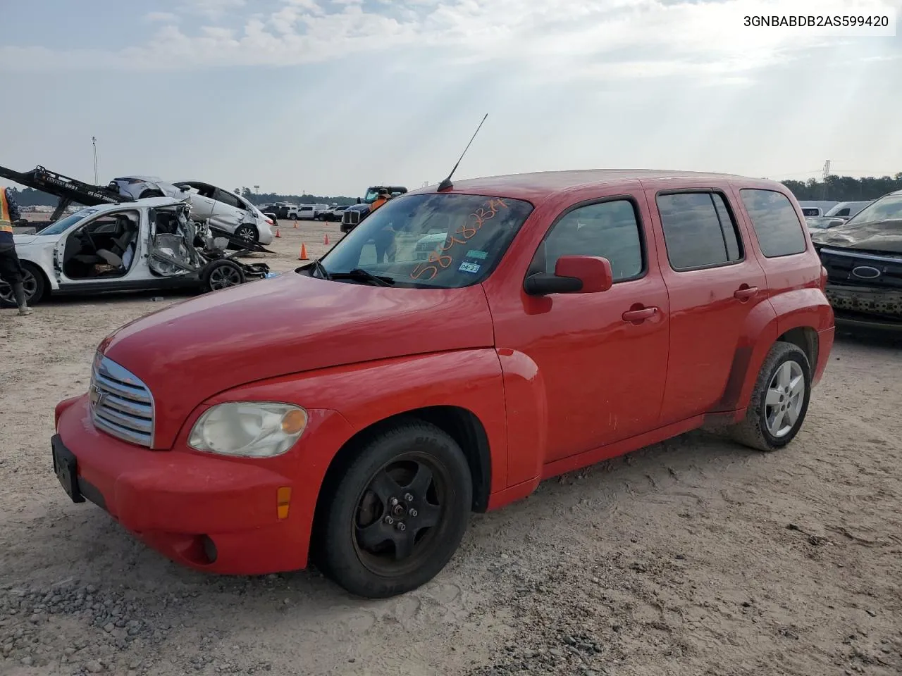 2010 Chevrolet Hhr Lt VIN: 3GNBABDB2AS599420 Lot: 58982374