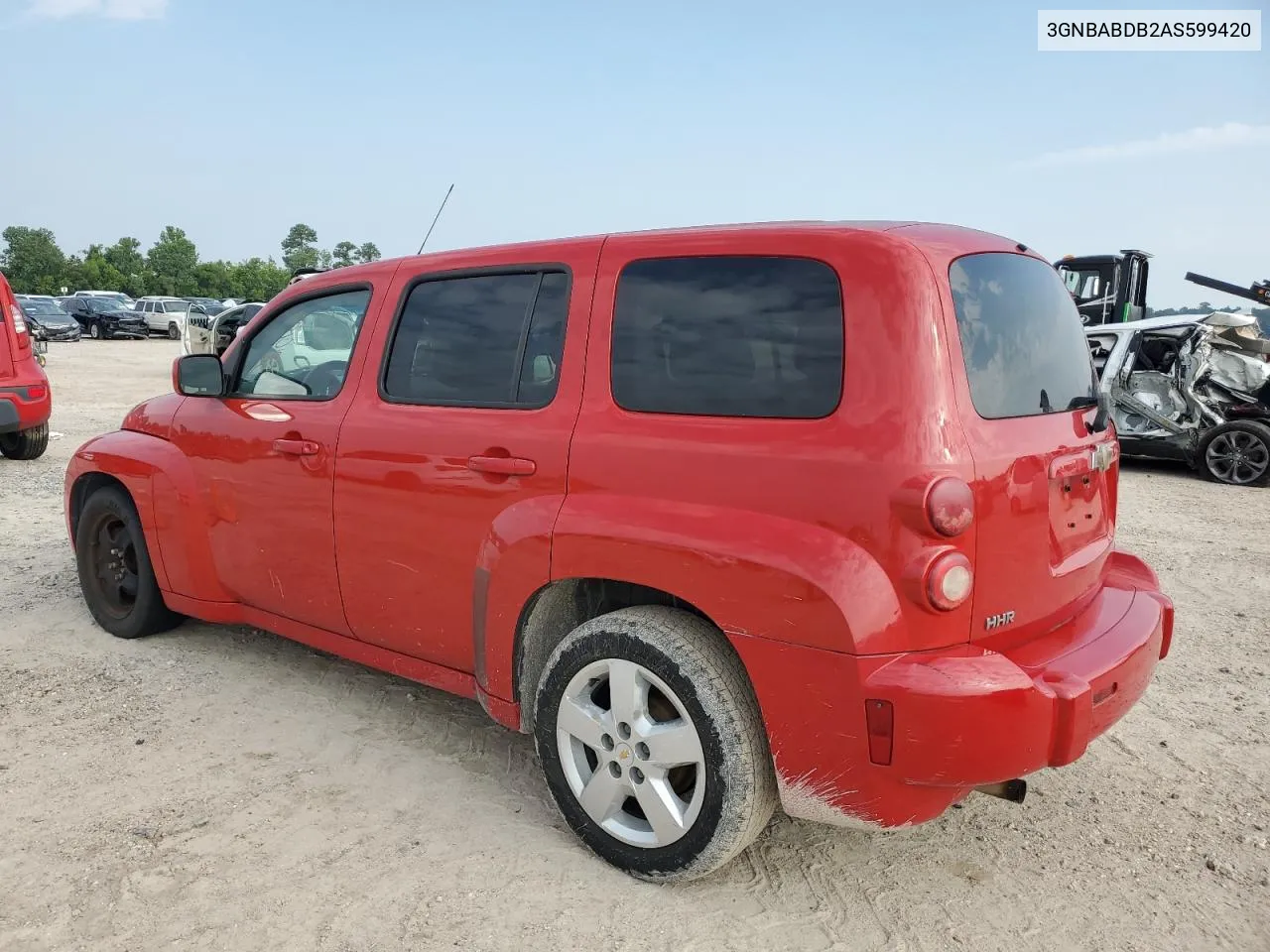 2010 Chevrolet Hhr Lt VIN: 3GNBABDB2AS599420 Lot: 58982374