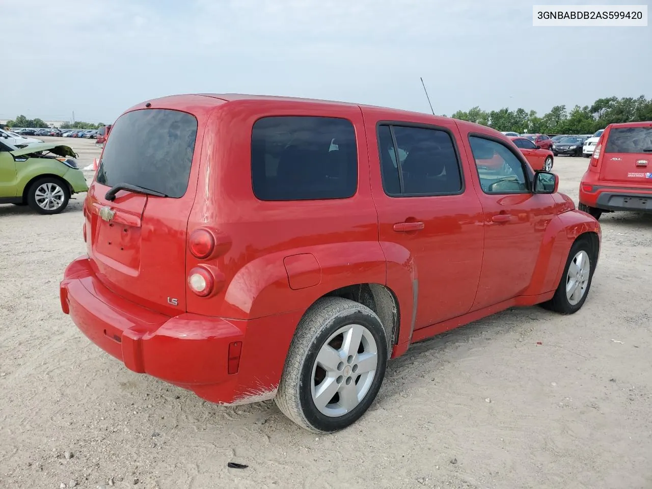 2010 Chevrolet Hhr Lt VIN: 3GNBABDB2AS599420 Lot: 58982374