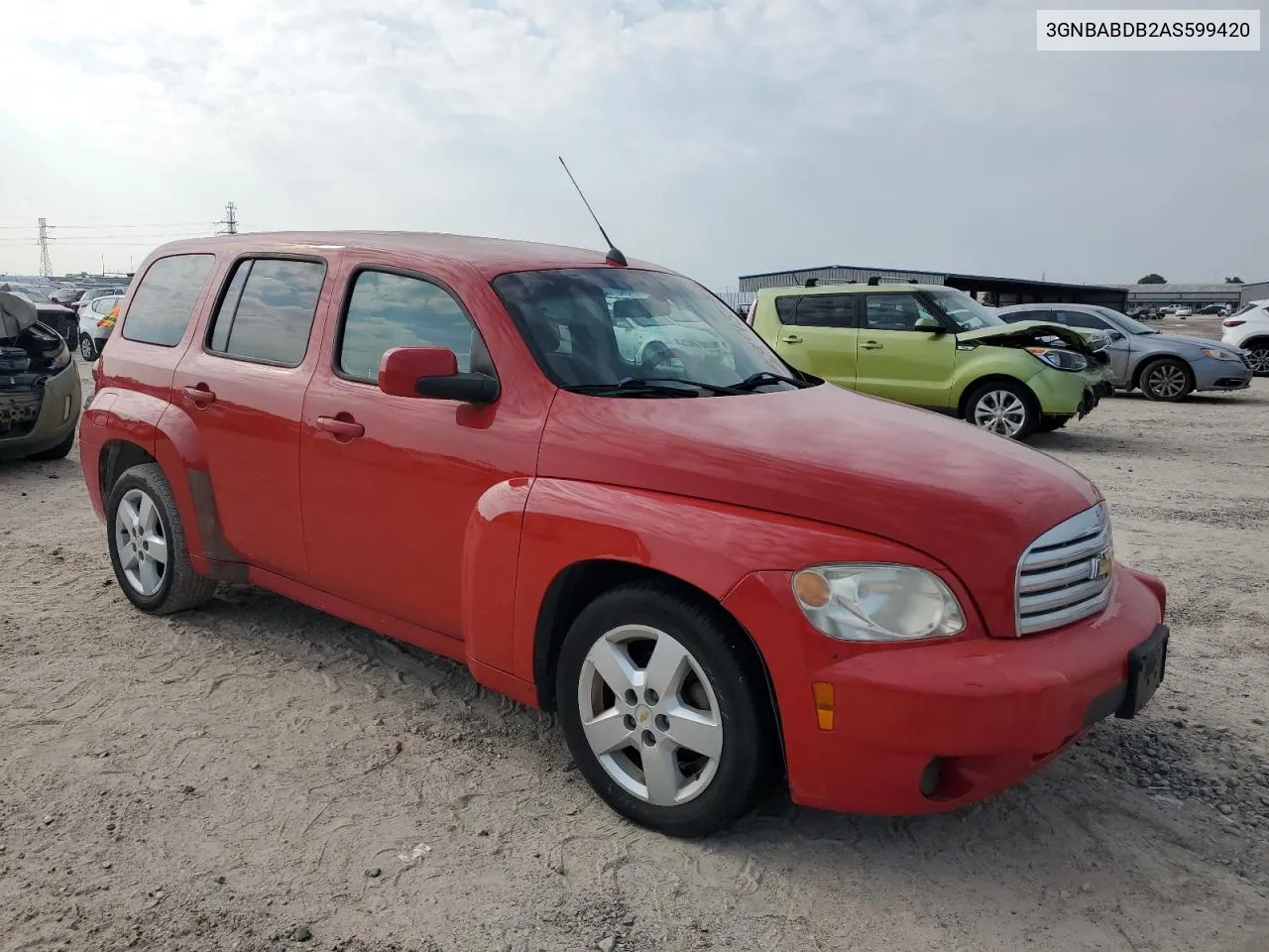 2010 Chevrolet Hhr Lt VIN: 3GNBABDB2AS599420 Lot: 58982374