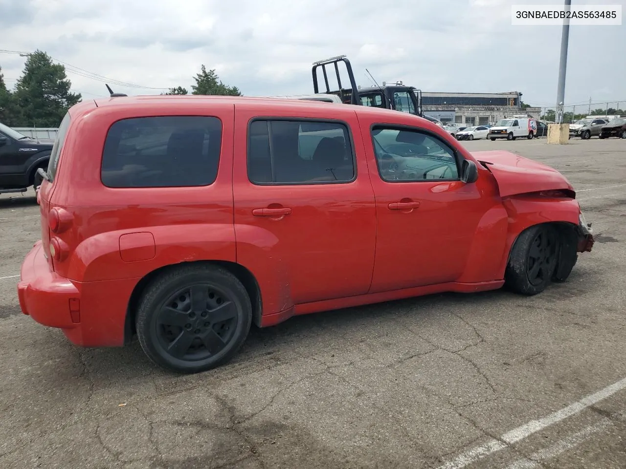 2010 Chevrolet Hhr Ls VIN: 3GNBAEDB2AS563485 Lot: 59761244