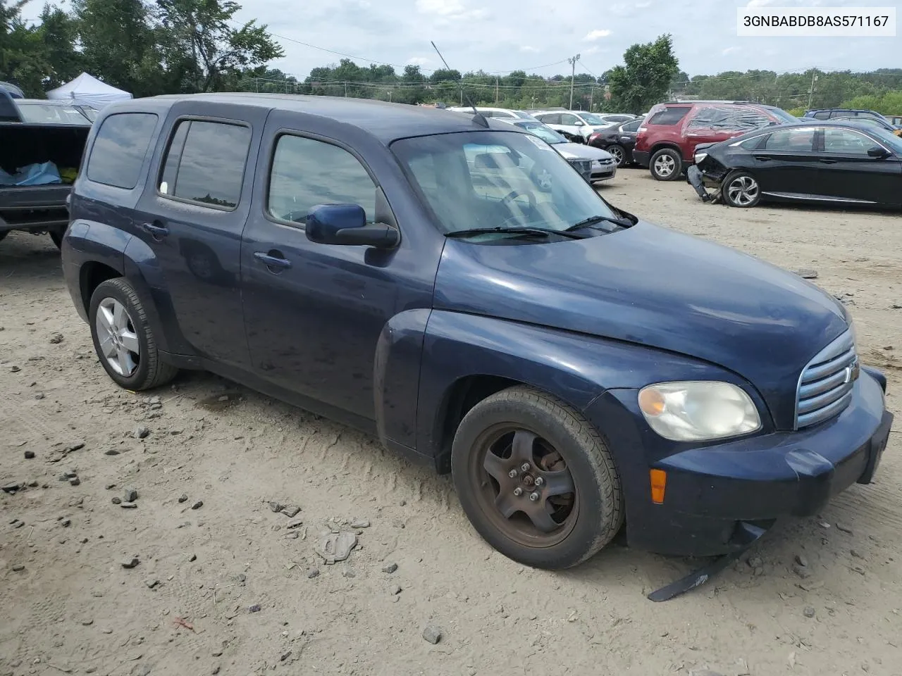 3GNBABDB8AS571167 2010 Chevrolet Hhr Lt