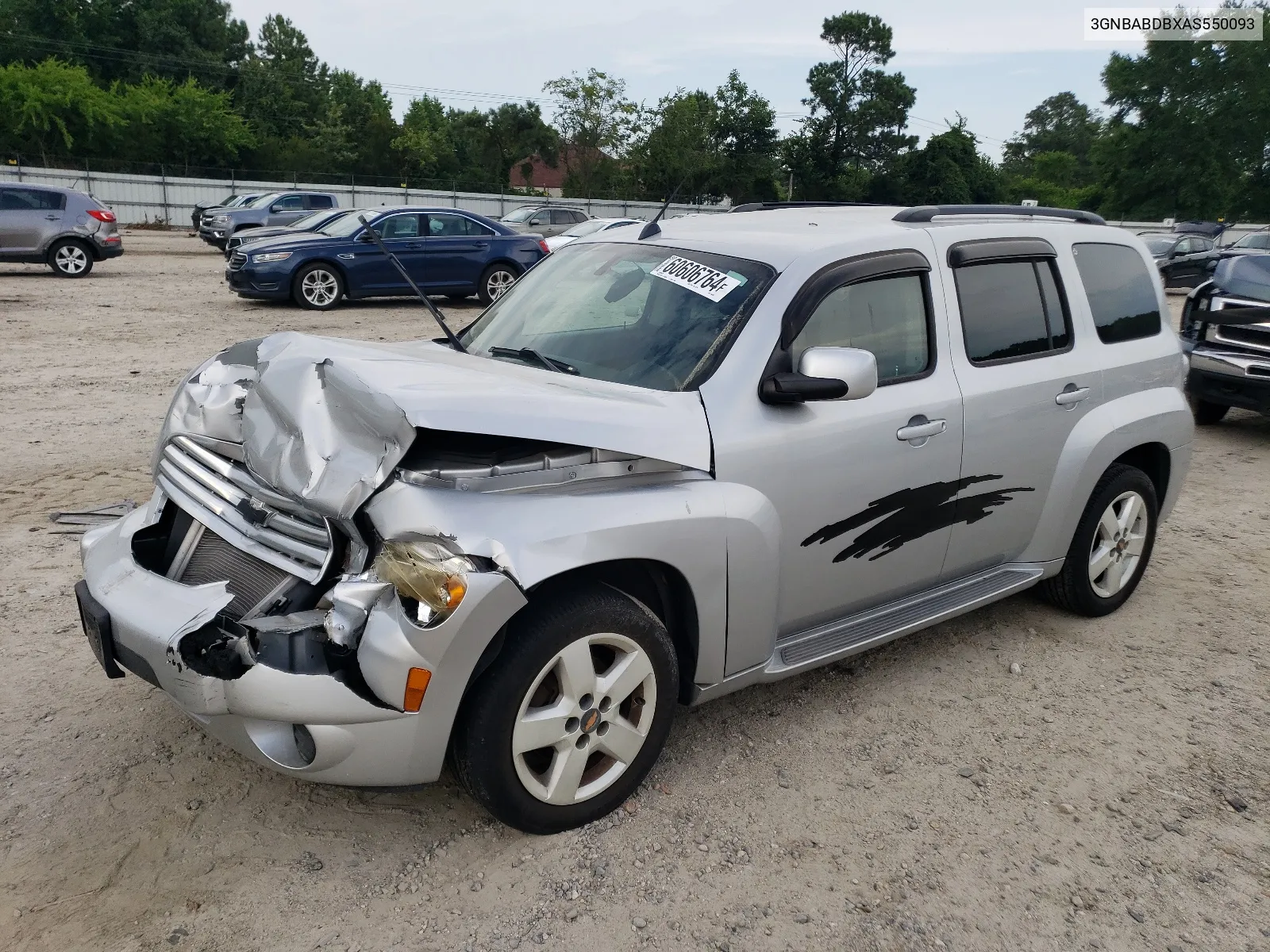 2010 Chevrolet Hhr Lt VIN: 3GNBABDBXAS550093 Lot: 60606764