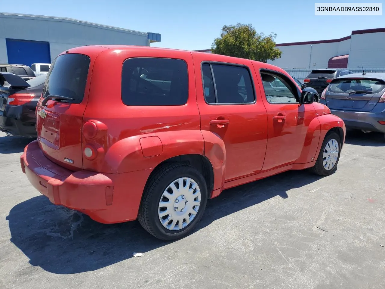 2010 Chevrolet Hhr Ls VIN: 3GNBAADB9AS502840 Lot: 61630484