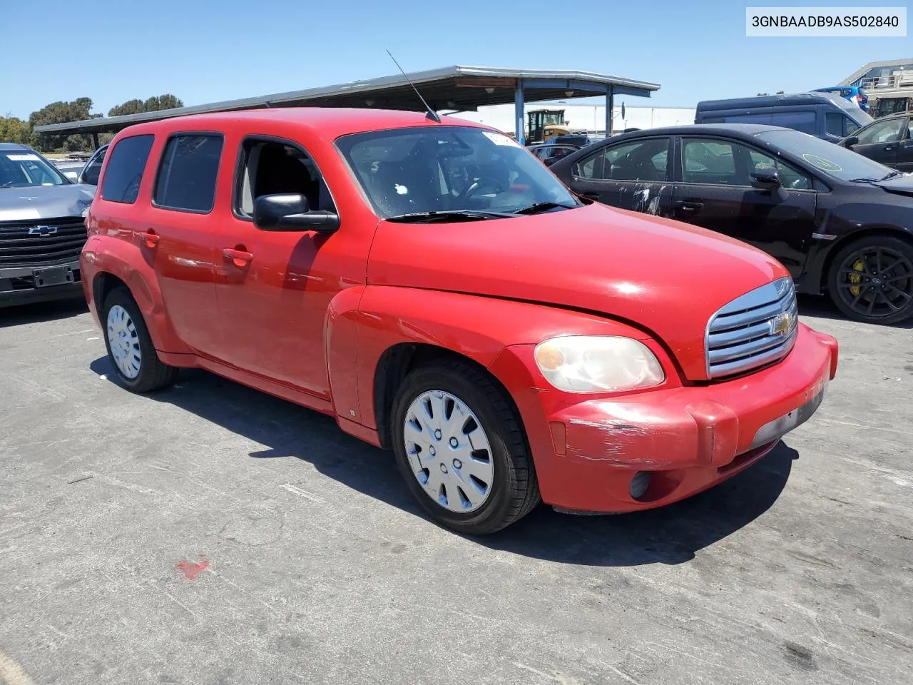 2010 Chevrolet Hhr Ls VIN: 3GNBAADB9AS502840 Lot: 61630484