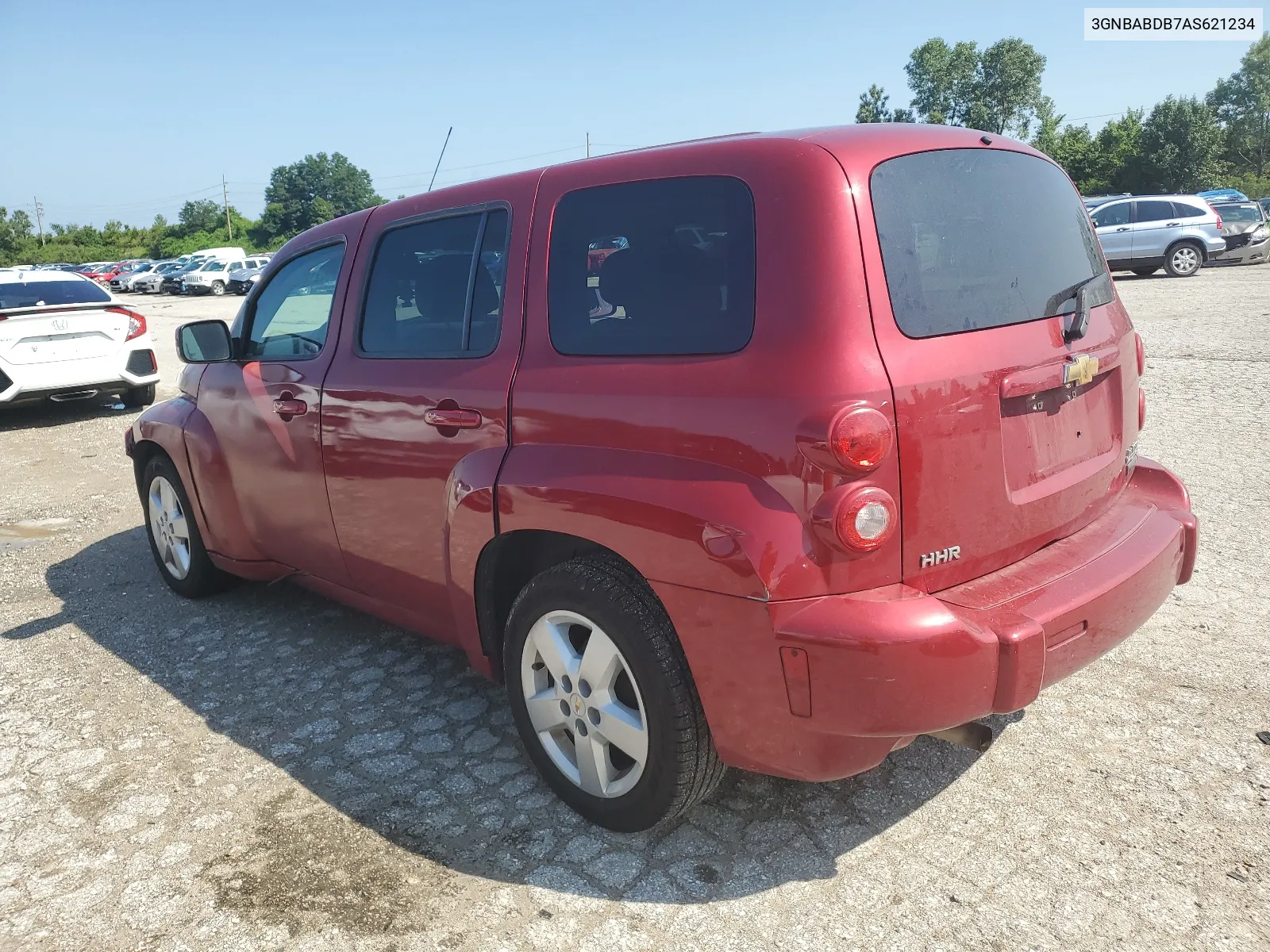 2010 Chevrolet Hhr Lt VIN: 3GNBABDB7AS621234 Lot: 62102814