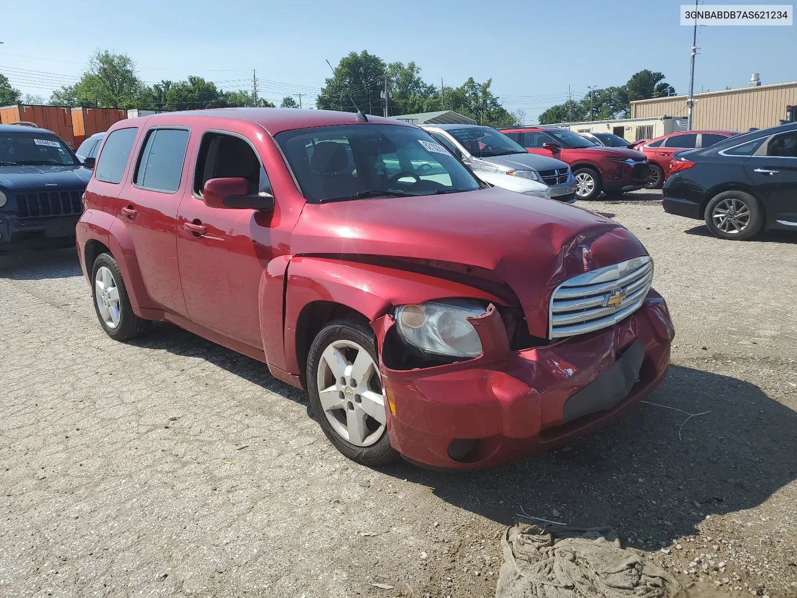 2010 Chevrolet Hhr Lt VIN: 3GNBABDB7AS621234 Lot: 62102814