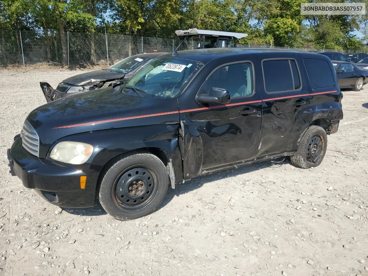 2010 Chevrolet Hhr Lt VIN: 3GNBABDB3AS507957 Lot: 70623974