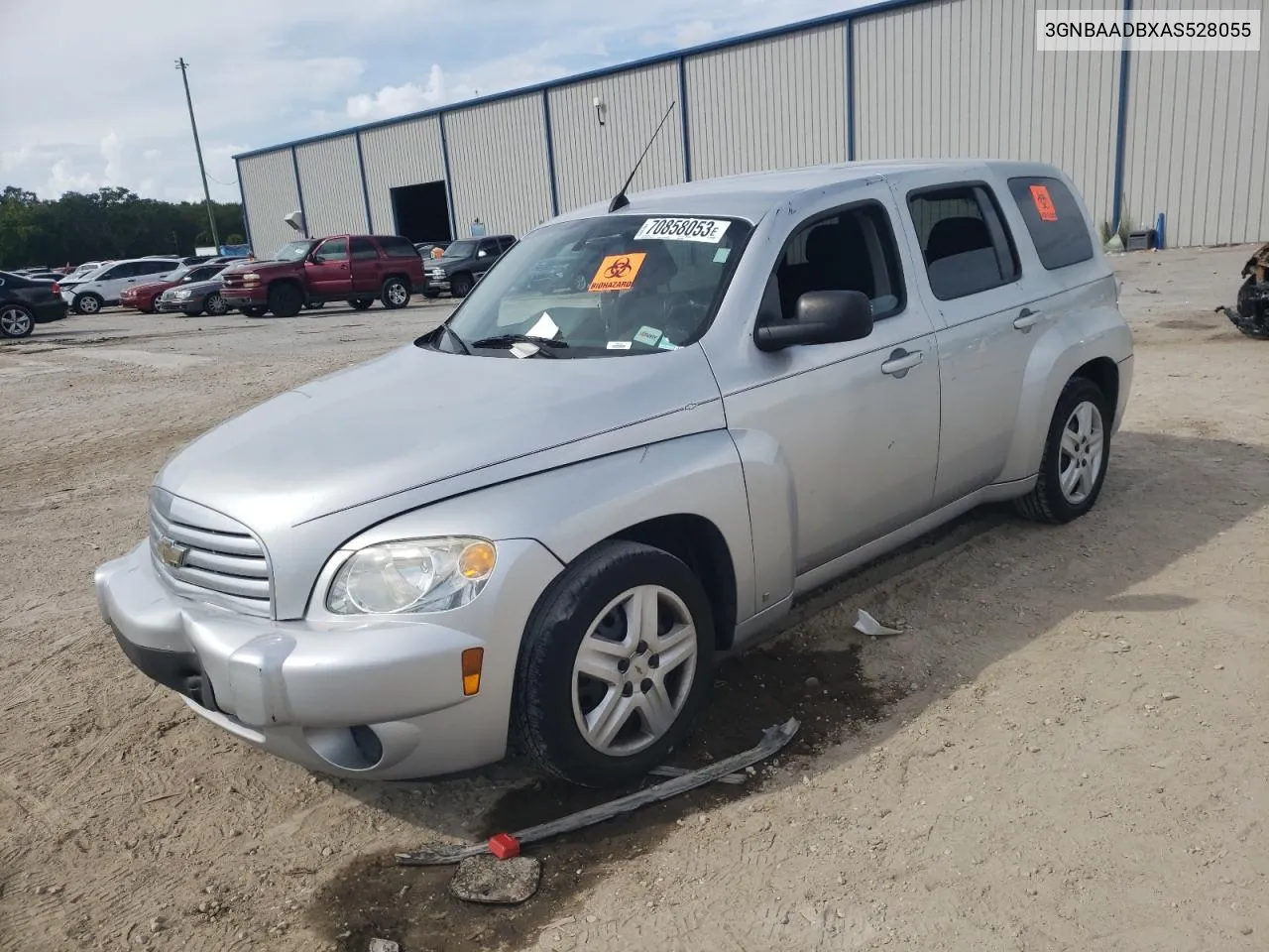 2010 Chevrolet Hhr Ls VIN: 3GNBAADBXAS528055 Lot: 70858053