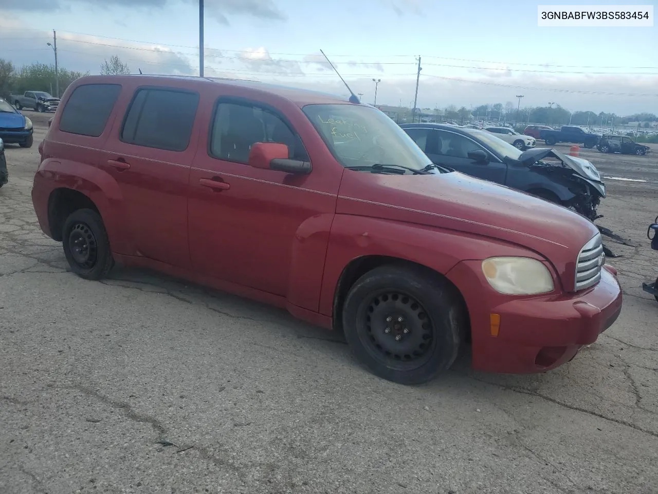 2011 Chevrolet Hhr Lt VIN: 3GNBABFW3BS583454 Lot: 51603464