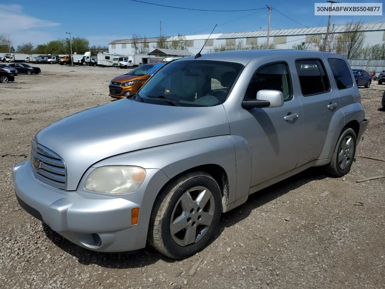 2011 Chevrolet Hhr Lt VIN: 3GNBABFWXBS504877 Lot: 53102174