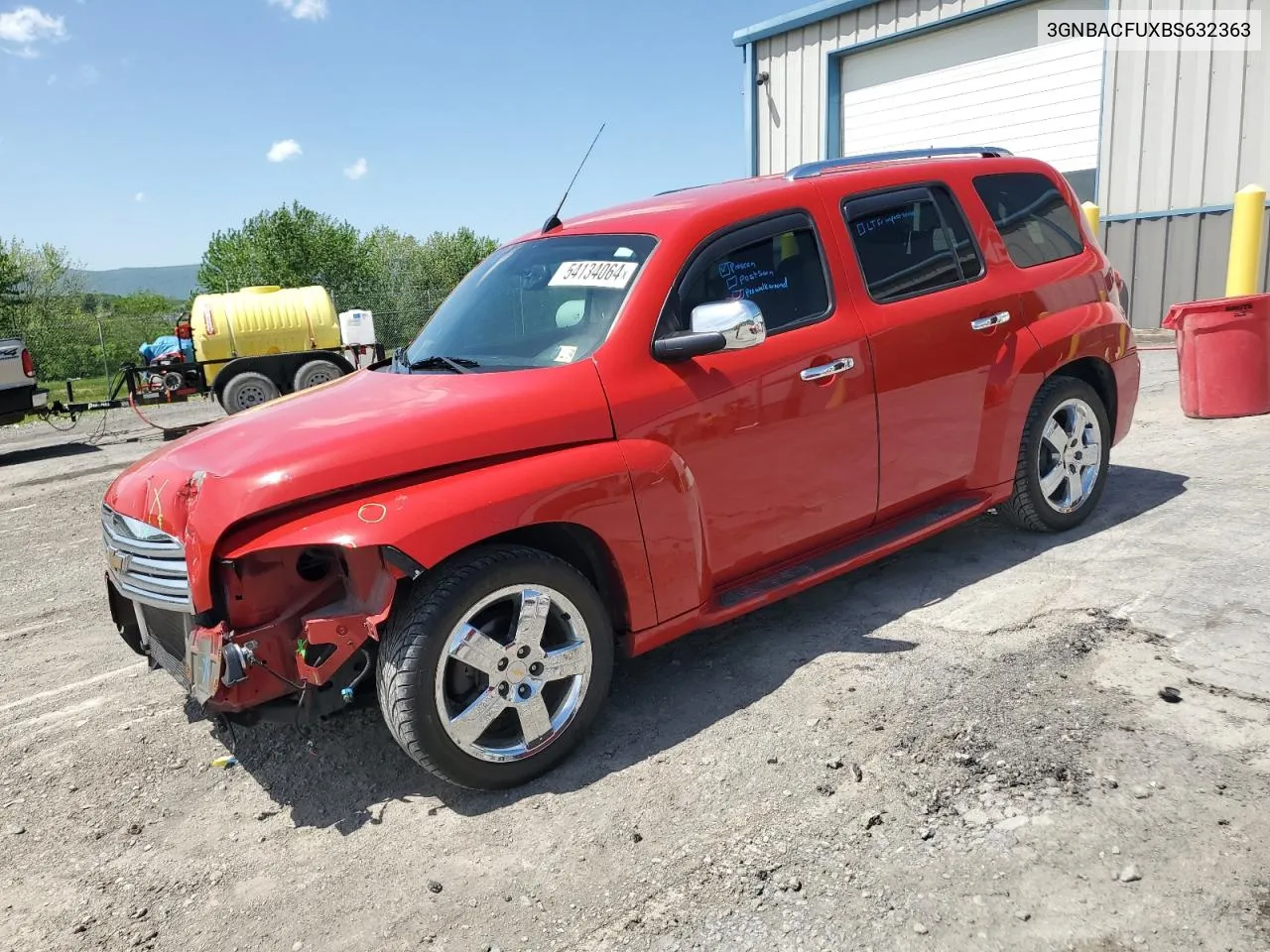 2011 Chevrolet Hhr Lt VIN: 3GNBACFUXBS632363 Lot: 54134064