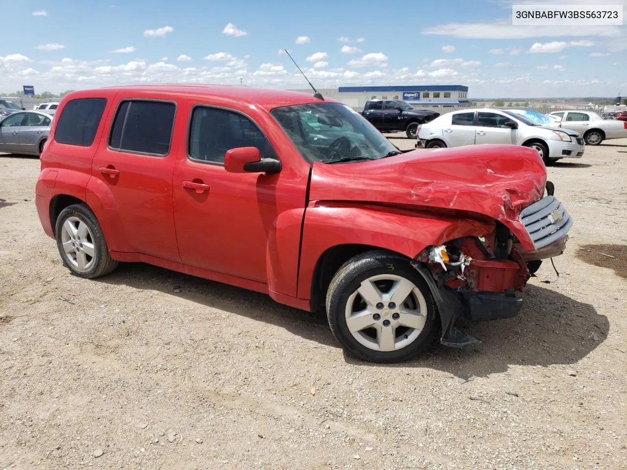 2011 Chevrolet Hhr Lt VIN: 3GNBABFW3BS563723 Lot: 54335454