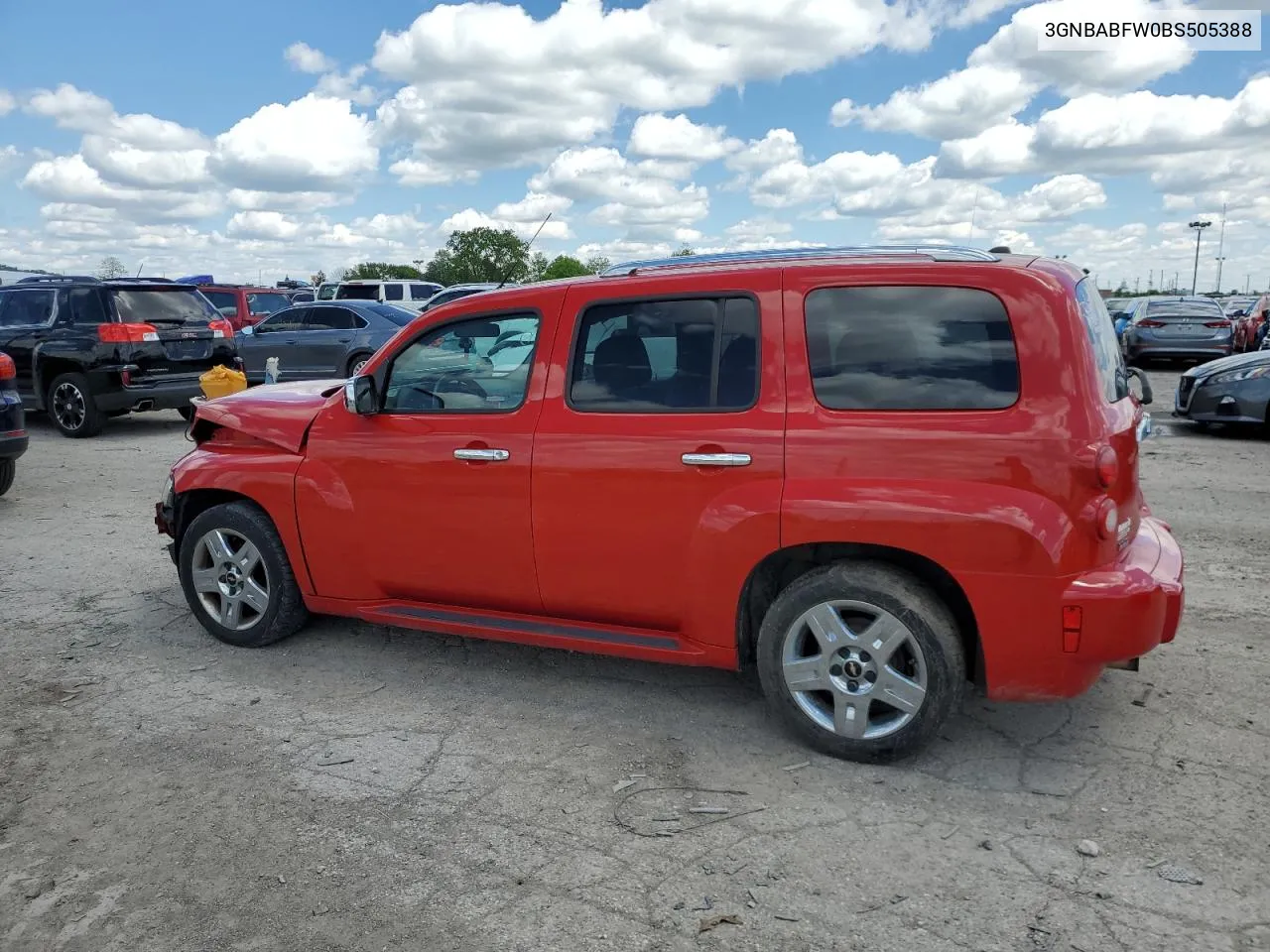 2011 Chevrolet Hhr Lt VIN: 3GNBABFW0BS505388 Lot: 54368094