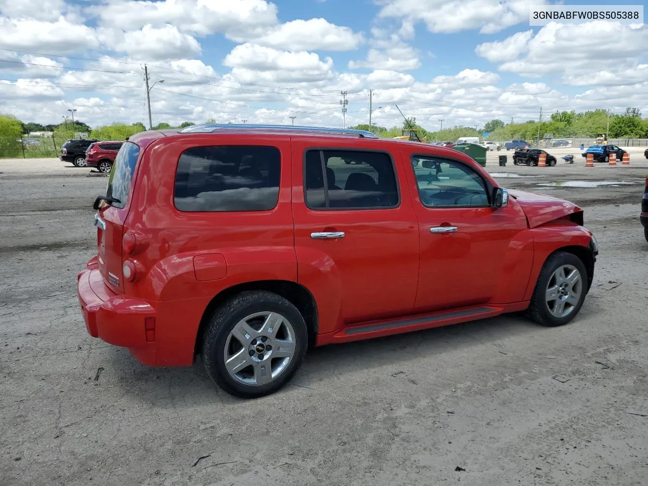 2011 Chevrolet Hhr Lt VIN: 3GNBABFW0BS505388 Lot: 54368094