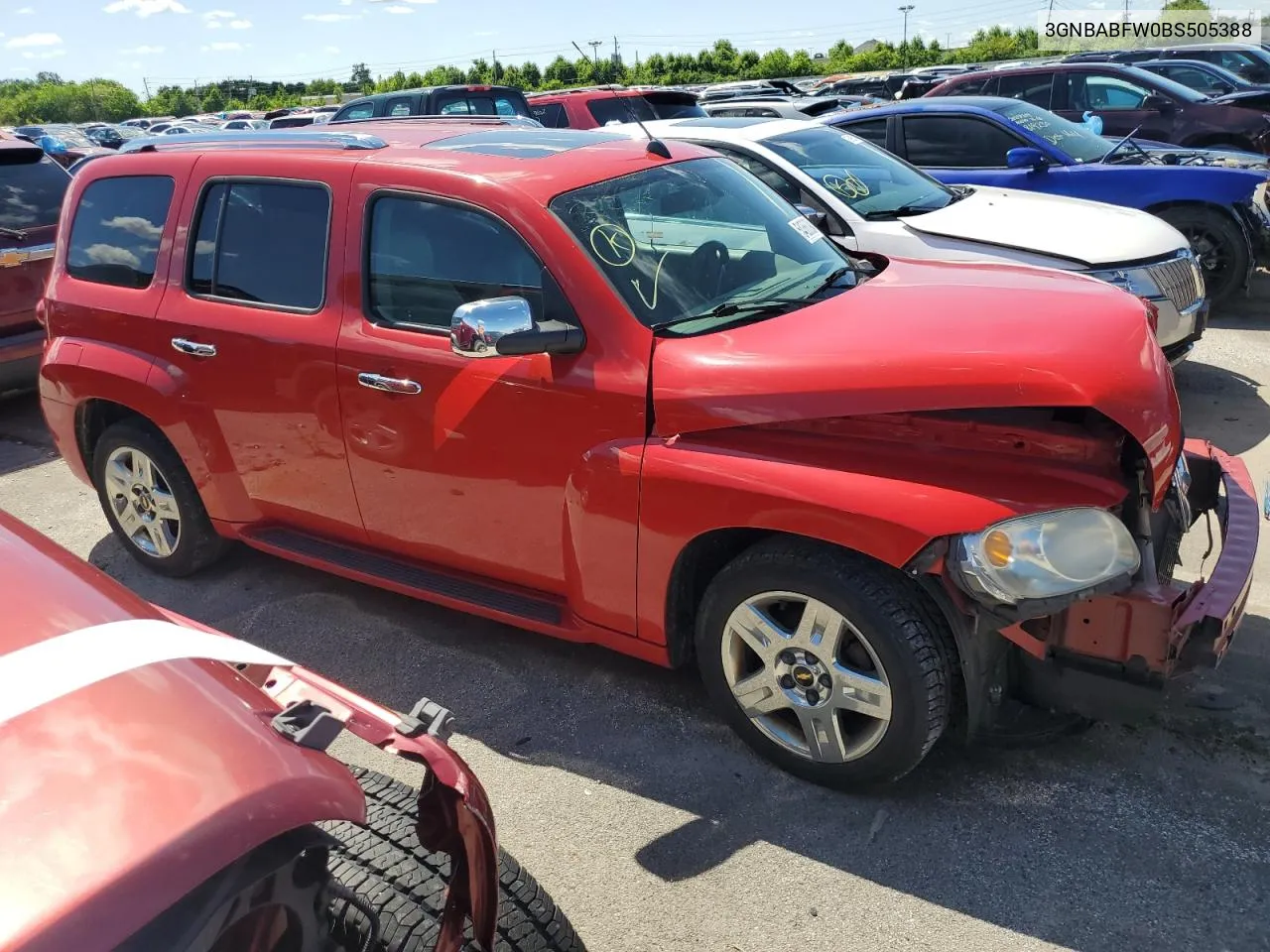 2011 Chevrolet Hhr Lt VIN: 3GNBABFW0BS505388 Lot: 54368094