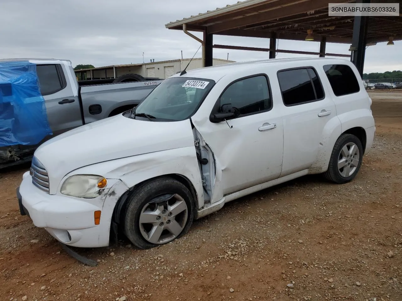 3GNBABFUXBS603326 2011 Chevrolet Hhr Lt